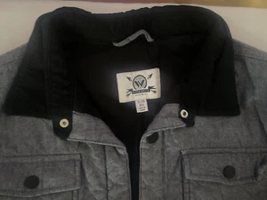 Shaun weiße Jugend Jungen grau Steppjacke Mantel Größe XL 16 grau - Bild 1 von 5