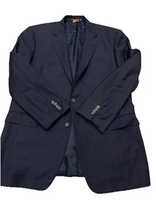 Blazer Samuelsohn azul marino 2 botones para hombre 44 - Imagen 1 de 14
