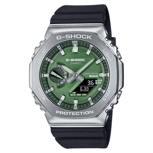 Casio G-Shock 2100 Series Green Dial Black Resin Band Watch GBM2100A-1A3 - Picture 1 of 1