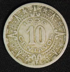 México 1936 10 centavos M1-2 - Imagen 1 de 2