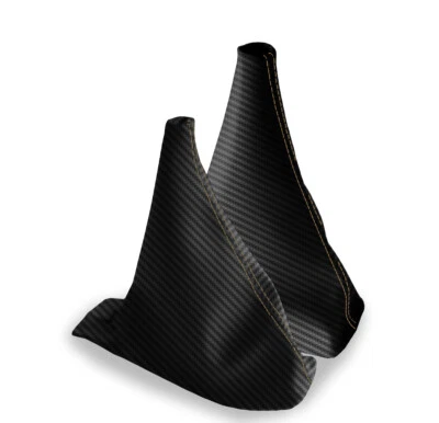 Funda Manual y Transferencia Fibra Carbono para Nissan Xterra 02-06 Puntada Beige Foto 1 de 4