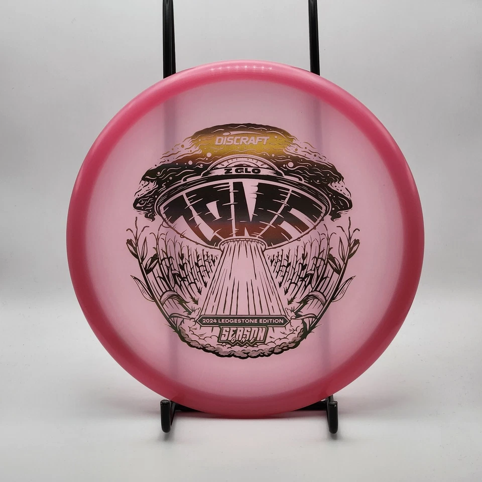 Discraft Ledgestone Season One Z Glo Zone. Pink. 170-172 grams. Overstable - Image 1 of 1