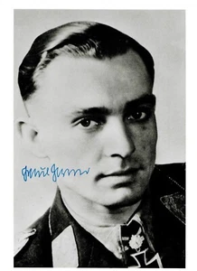 Paul Zorner Signed 8x10 Photograph (d) WWII German Ace 59 V - Picture 1 of 1