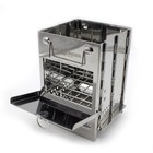 Wildkinger Edelstahl Holzofen Campingkocher 3 Größen Wandern Trekking Camping