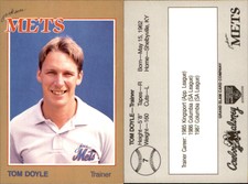 Tom Doyle 1988 Grand Slam Jackson Mets #7 Card *AutographDen*