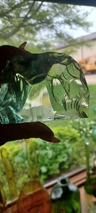 Kosta Boda Vicke Lindstrand walking Polar Bear Art Glass Ice Gren Paper weight - Picture 1 of 11