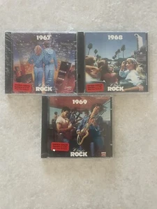 TIME LIFE Classic Rock 3 CD Lot 1967 1968 1969 all BRAND NEW & SEALED - Foto 1 di 2
