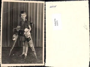 135571,Erster Schulgang Junge Schultüte Einschulung - Picture 1 of 1