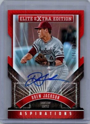 2015 Panini Elite Extra Edition #178 Drew Jackson Aspirations Die Cut Auto /100 - Image 1 of 2