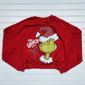 H&M The Grinch Dr. Seuss Oversized Printed Sweatshirt - Picture 1 of 4