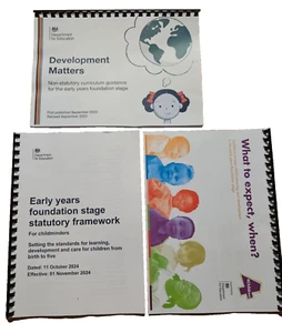 Development Matters (EYFS) + What to expect + Statutory Framework Spiral bound - Picture 1 of 4