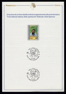 Italia 2021 : Bud Spencer - Bollettino filatelico - senza francobollo - Imagen 1 de 1