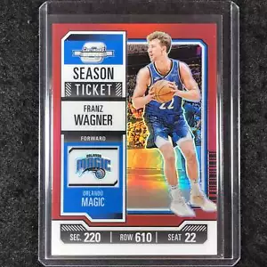 2023-24 Contenders Optic FRANZ WAGNER Season Ticket Red #6 - Picture 1 of 1