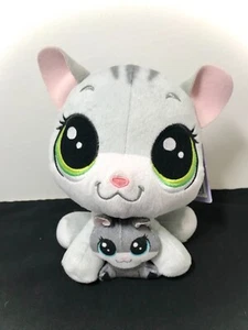 Littlest Pet Shop Plush Pairs Tabsy Felino 7” Cat Kitten 2016 w Tags - Picture 1 of 10
