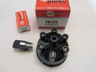 Ford Lincoln Mercury 1966-1974 distribuidor estándar tapa rotor FD-110 FD-124 NORS Foto 1 de 4