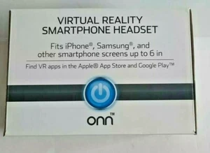 ONN Virtual Reality Smartphone Headset for Apple or Android 2017 New - Picture 1 of 9