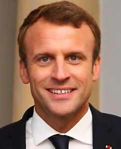 FRENCH PRESIDENT  Emmanuel Macron PHOTO  (176-L)