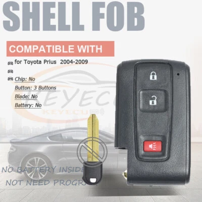  for Toyota Prius 2004 05 06 07 -2009 Remote Key Shell Case M0ZB31EG No Blade - Image 1 of 4