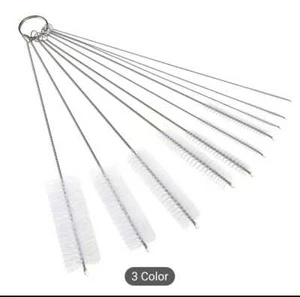 SCOVOLINI SET METALLICI ABRASIVI LUNGHI DA 10 PZ BIANCHI CLEANERS VARI DIAMETRI - Imagen 1 de 4