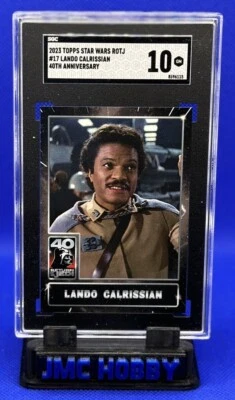 2023 Topps Star Wars ROTJ 40th Lando  SGC GEM MT 10 POP 1 As Of Listing Card #17 - Image 1 of 3
