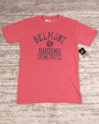 Belmont University Bruins Athletic Dept. Men's T Shirt Red Medium NCAA Cover