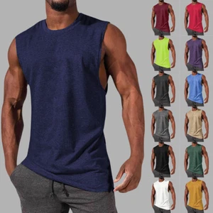 Tank Top Herren Muskelshirt T-Shirt Achselshirts Ärmellos Bodybuilding Unterhemd - Bild 1 von 58