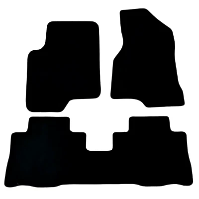 雪佛兰 Captiva 汽车衬里防水黑色丝绒地毯汽车脚垫 — 第 1/4 张图片