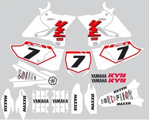 Old School decals YAMAHA GRAPHICS YZ 125 YZ125 2015 2016 2017 2018 2019 2020 - Picture 1 of 1