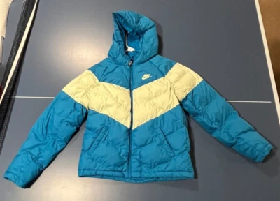 Chaqueta acolchada Nike XL azul y amarilla para niños (NUEVA SIN ETIQUETAS) Foto 1 de 4