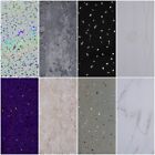 10 White Black Grey Sparkle Marble Shower Wall Panels PVC Bathroom Cladding