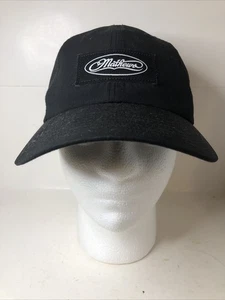 Mathews Patch Hat Cap Black Strap Back Richardson Model 220 Polyester One Size - Picture 1 of 7