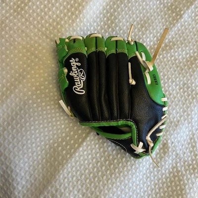 Rawlings Players Series Youth Baseball Glove Lefty PL90LG 9" Lime Green & Black - Image 1 of 4