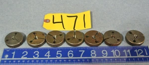 7 piezas. Medidores de rosca de anillo 3/8 24NF máquina herramienta de taller - Imagen 1 de 8