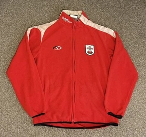 Offizielle Southampton FC 2000’s Full Zip Fleece Trainingsjacke, Medium, sehr guter Zustand - Bild 1 von 6
