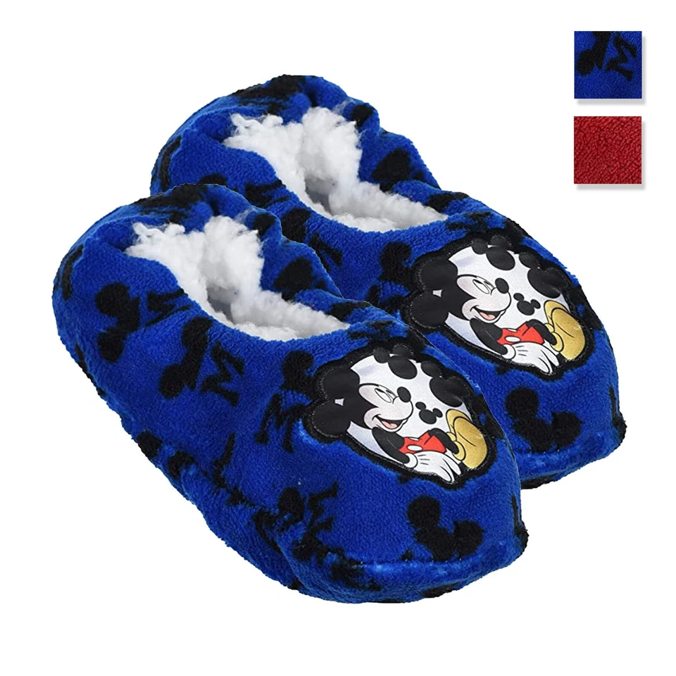 Hausschuhe Winter Geschlossen Disney Mickey Mouse Hausschuhe Plüsch Kind 3413 - Bild 1 von 1
