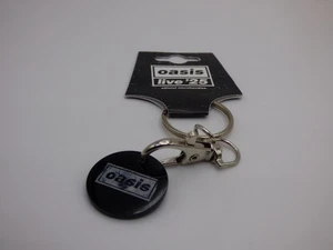 Oasis - Live '25 - Supermarket Trolley Token Logo Keyring - Picture 1 of 3
