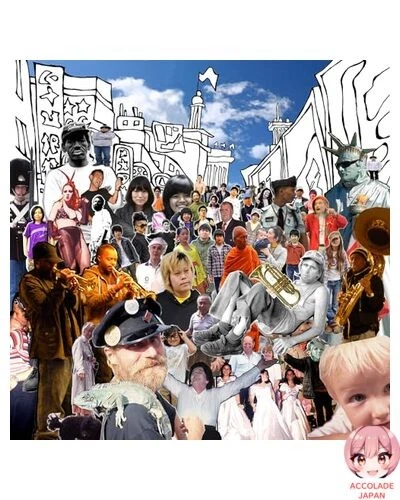 Disque vinyle analogique en fanfare et enthousiasme - Photo 1/1