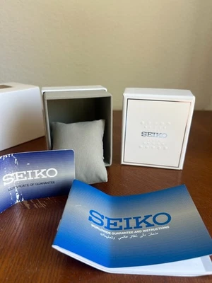 BOX ONLY Seiko Men's 5 Automatic 21 Jewels Stainless Steel Watch SNXS79J1 - Image 1 of 4