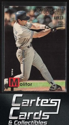 Paul Molitor 1994 Topps Stadium Club Members Only 50 #4 Toronto Blue Jays HOF - Image 1 of 2