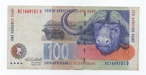 SOUTH AFRICA 100 RAND 1994 PICK 126 LOOK SCANS - Picture 1 of 3
