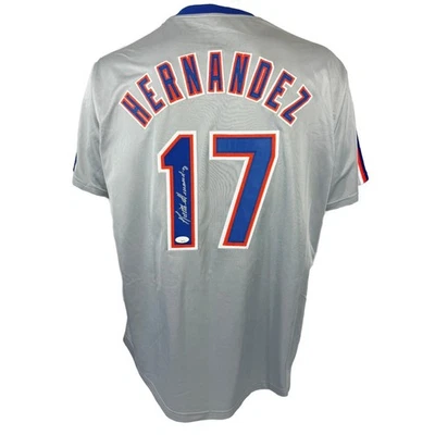 Camiseta firmada autografiada por Keith Hernández MLB New York Mets certificado de autenticidad JSA Foto 1 de 3