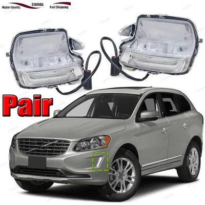 Светодиодные передние бамперы дневные ходовые огни дневные ходовые огни для Volvo XC60 2014-2018 LH & RH 2 шт. - Изображение 1 из 4