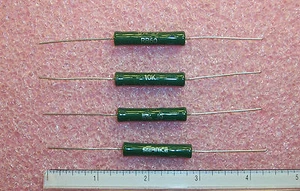MENGE (10) 10K Ohm 8W EMAILLIERTE DRAHTGEBUNDENE STROMWIDERSTÄNDE RWM6x34-10K-5% FERNICE - Bild 1 von 2