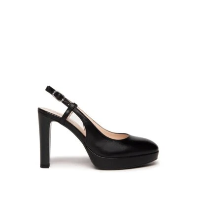 Scarpe Nero Giardini donna sandalo in pelle E307110DE nero - Immagine 1 di 4