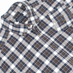 SUITSUPPLY Men's Check Slim Fit Button Down Casual Long Sleeve Shirt 39 15 1/2 - Picture 1 of 24