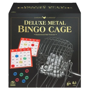 Cardinal Classics Deluxe Metal Bingo Cage Perfect for Vacations Take it With You - Picture 1 of 7