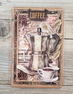 Marcador de cartulina de café y chocolate Stamperia para planificadores de discos TUL Arc 8 #3 - Imagen 1 de 4