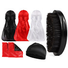 Wave Brush For Men 360,Curved 360 Wave Brushes Kit Medium Hard And Durag Wave In