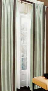 2 Rodeo Home Ritz Teal Window Panels 54" x 90" (Pair) NIP - Picture 1 of 9