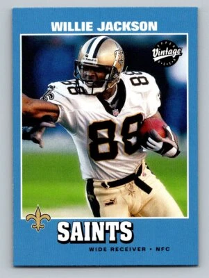 2001  Upper Deck Vintage     #105 Willie Jackson  New Orleans Saints - Image 1 of 2